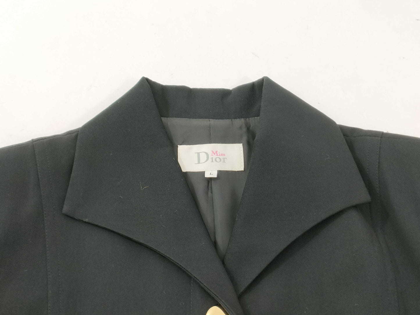 Dior Miss Gold Button Jacket Black Jacket