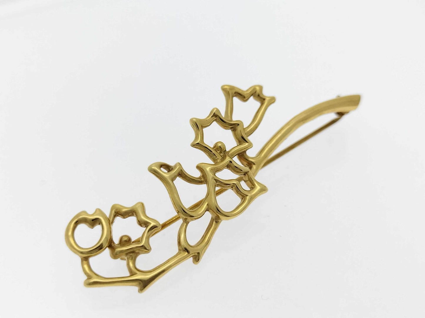 Tiffany & Co. Brooch, 18K Gold, 7.0g, Brooch