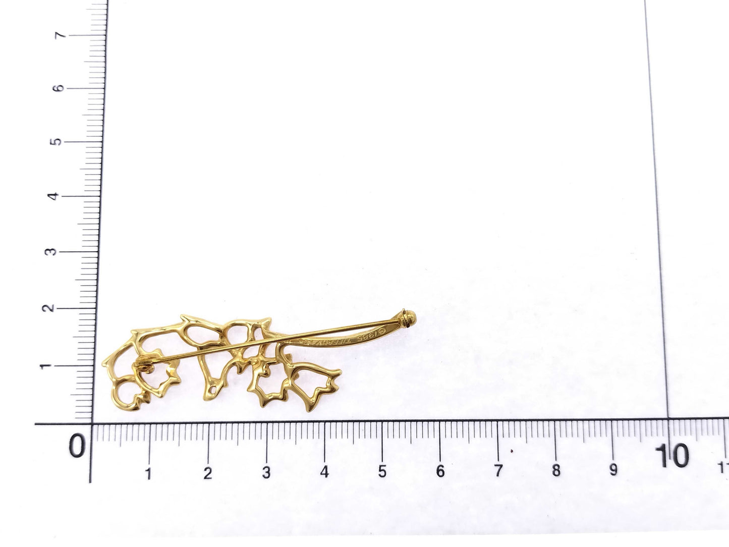 Tiffany & Co. Brooch, 18K Gold, 7.0g, Brooch