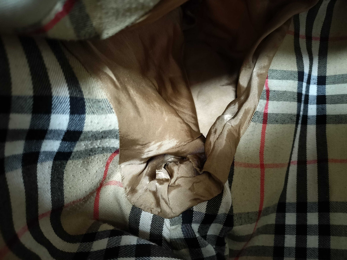 BURBERRY Trench Coat with Check Lining