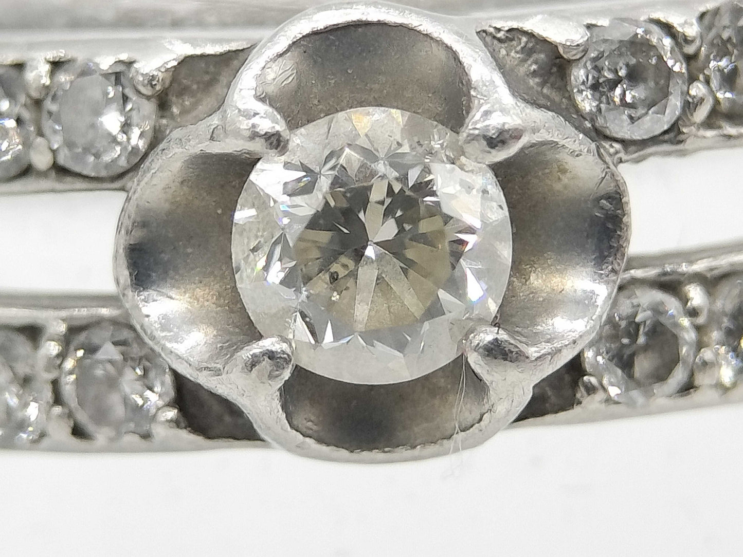 D0.15ct FD0.20ct Pt900 4.1g Ring