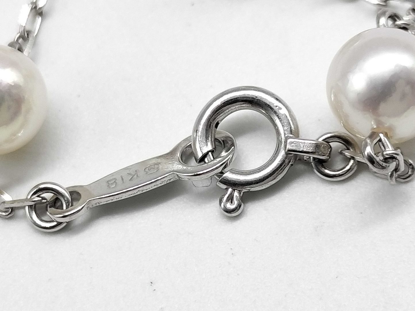 MIKIMOTO Pearl Bracelet/Bangle, Approx. 5.2mm Diameter, 18K Gold, 2.8g
