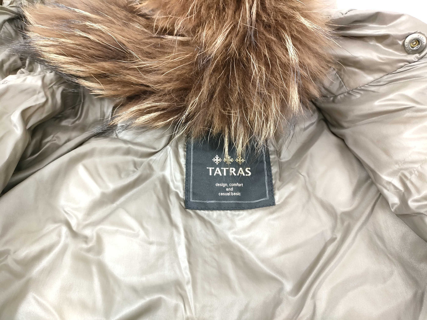 TATRAS LTA13A4224 Raccoon Fur Coat Size 03