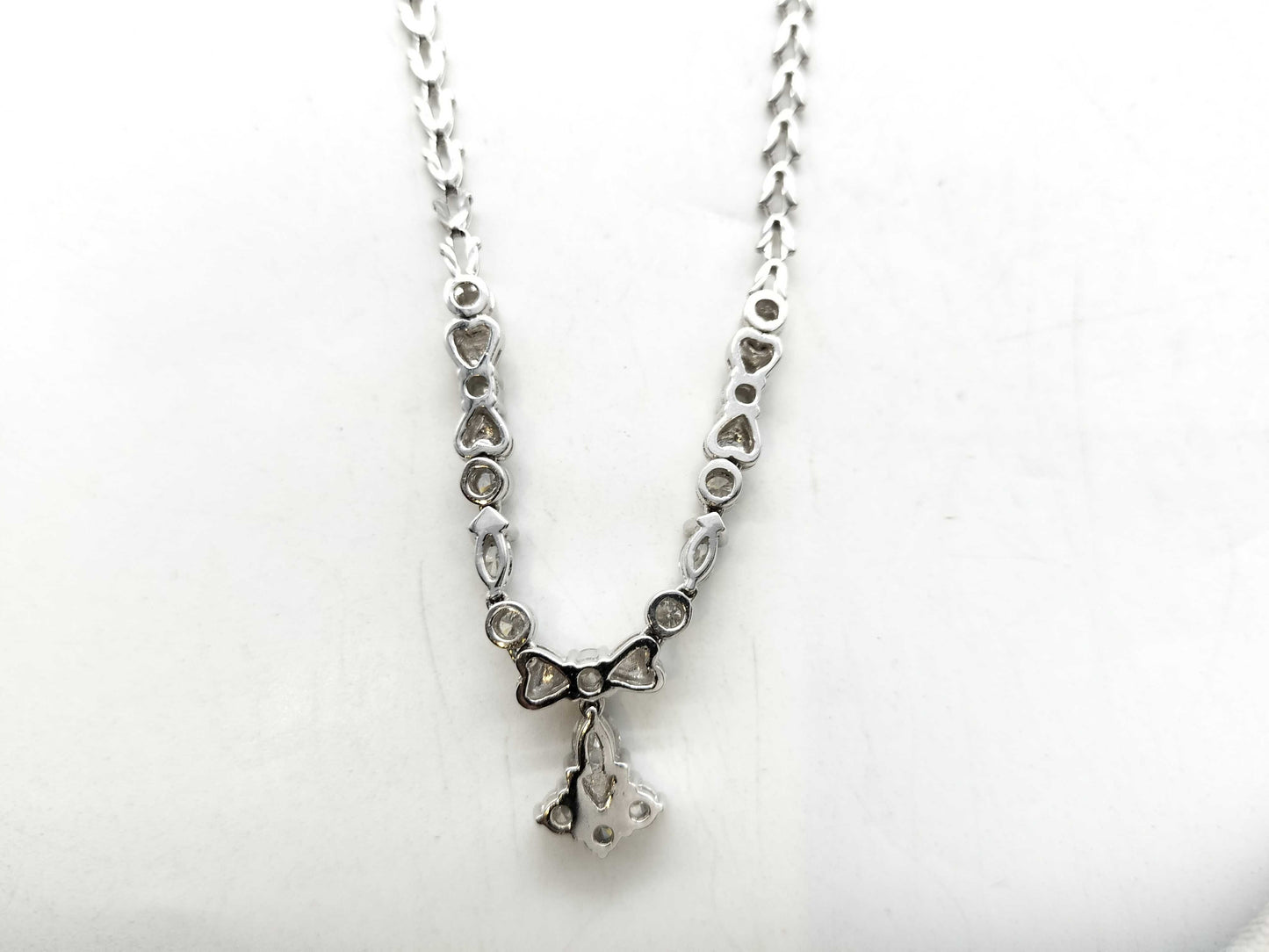 D1.61ct Pt900/850 14.0g Necklace