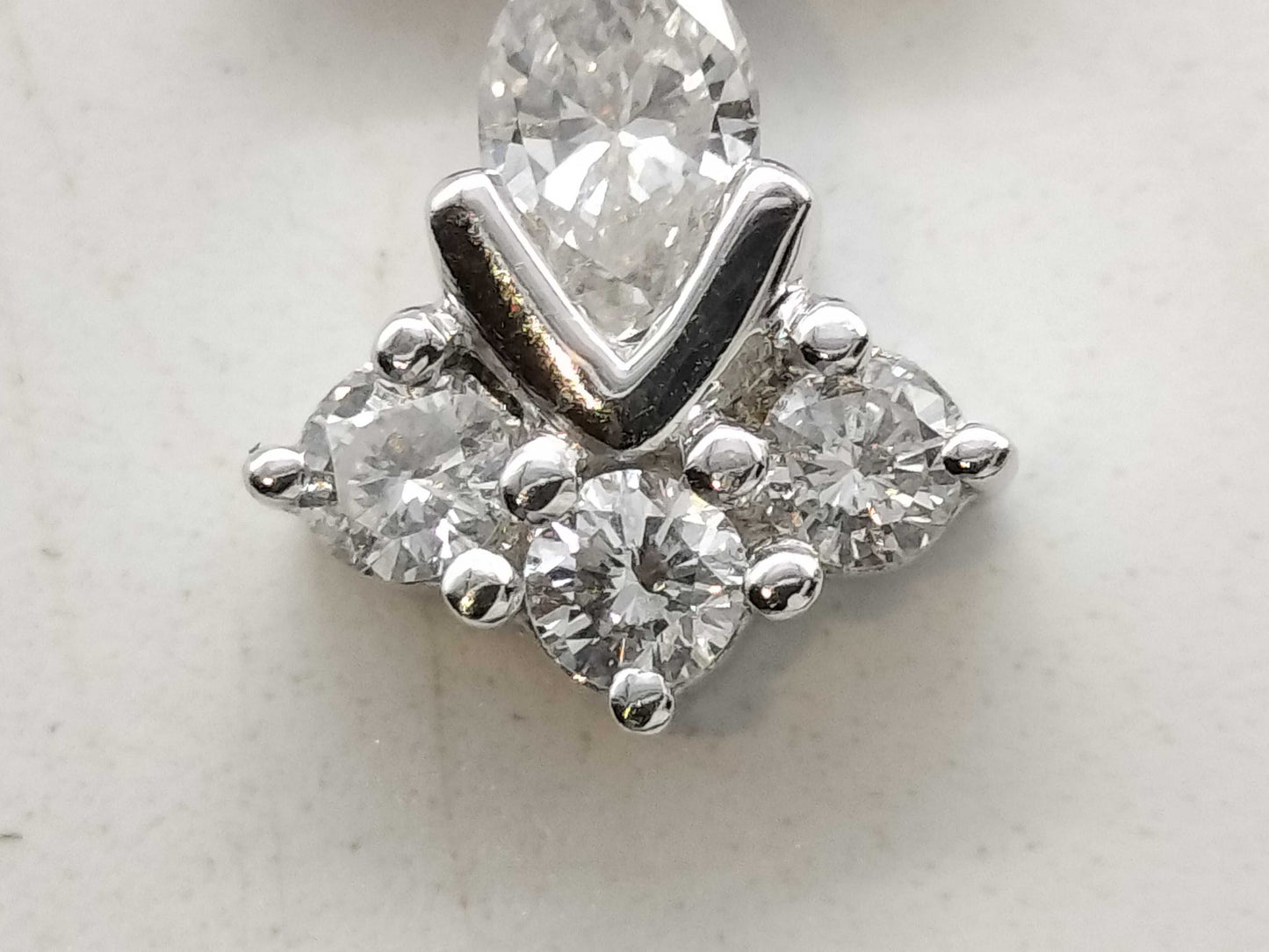 D1.61ct Pt900/850 14.0g Necklace