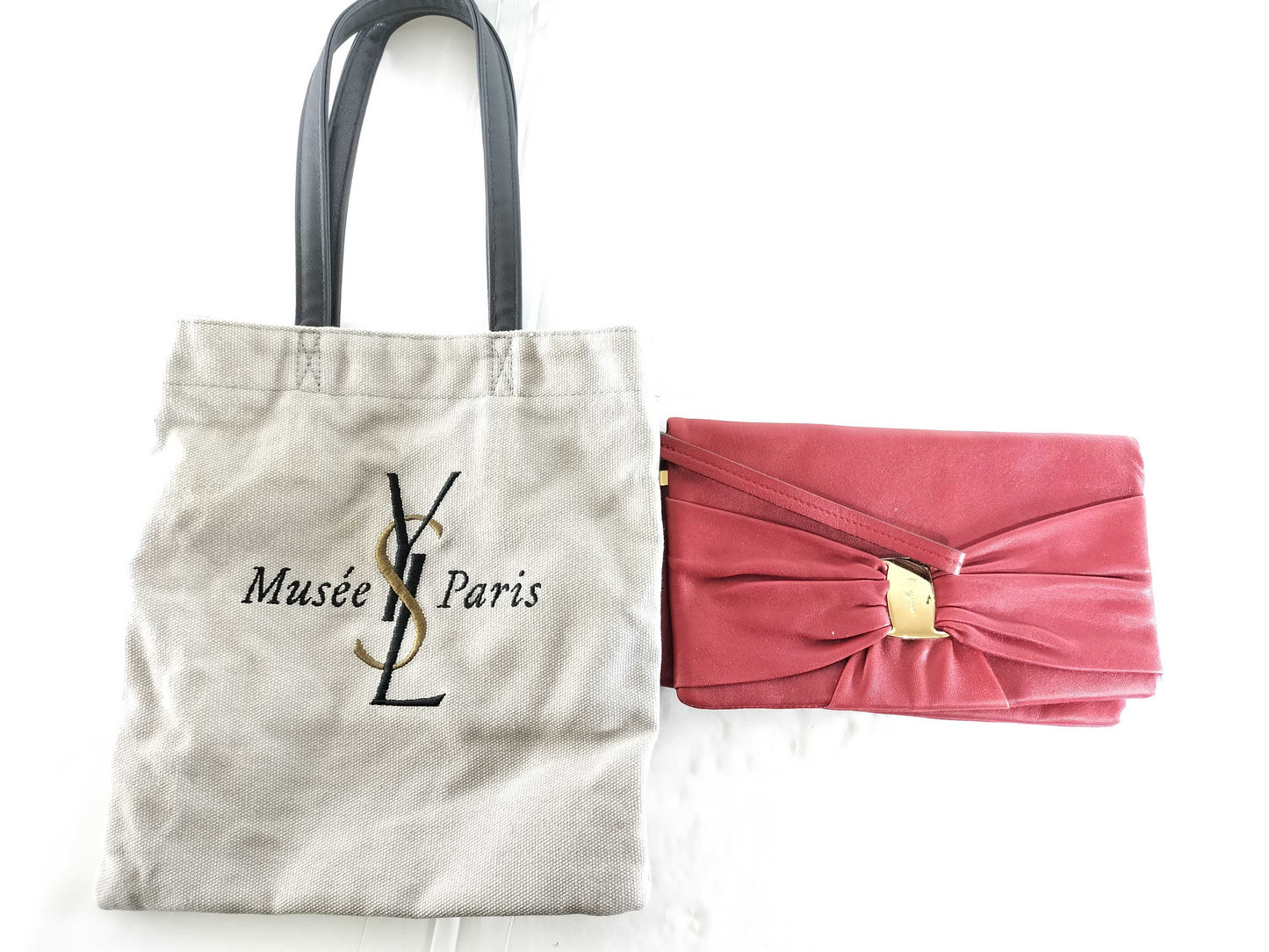 Yves Saint Laurent YSL/Ferragamo/Bag and Pouch Set Tote Bag