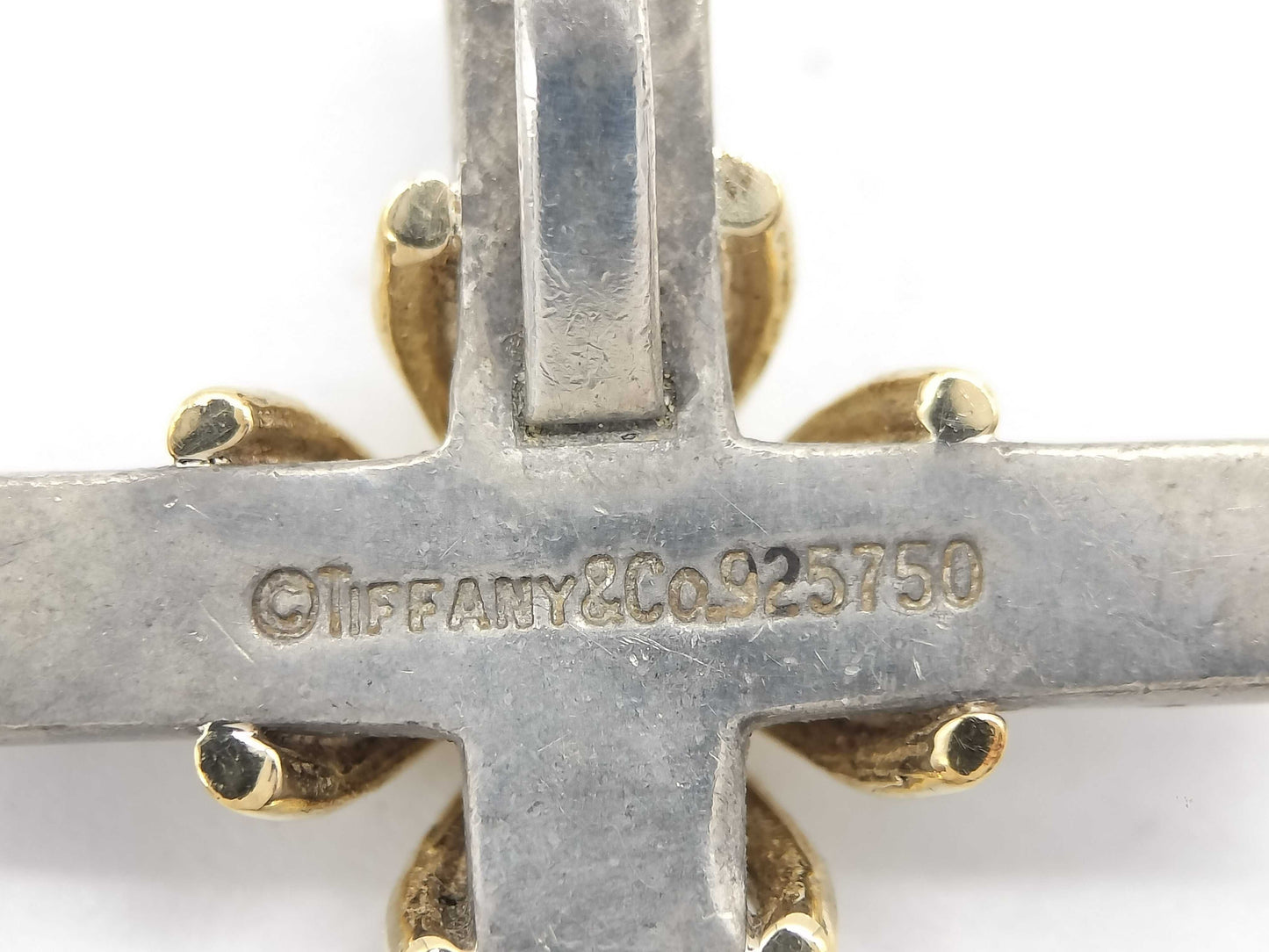 Tiffany & Co. Signature Cross Top 925 Pendant Top