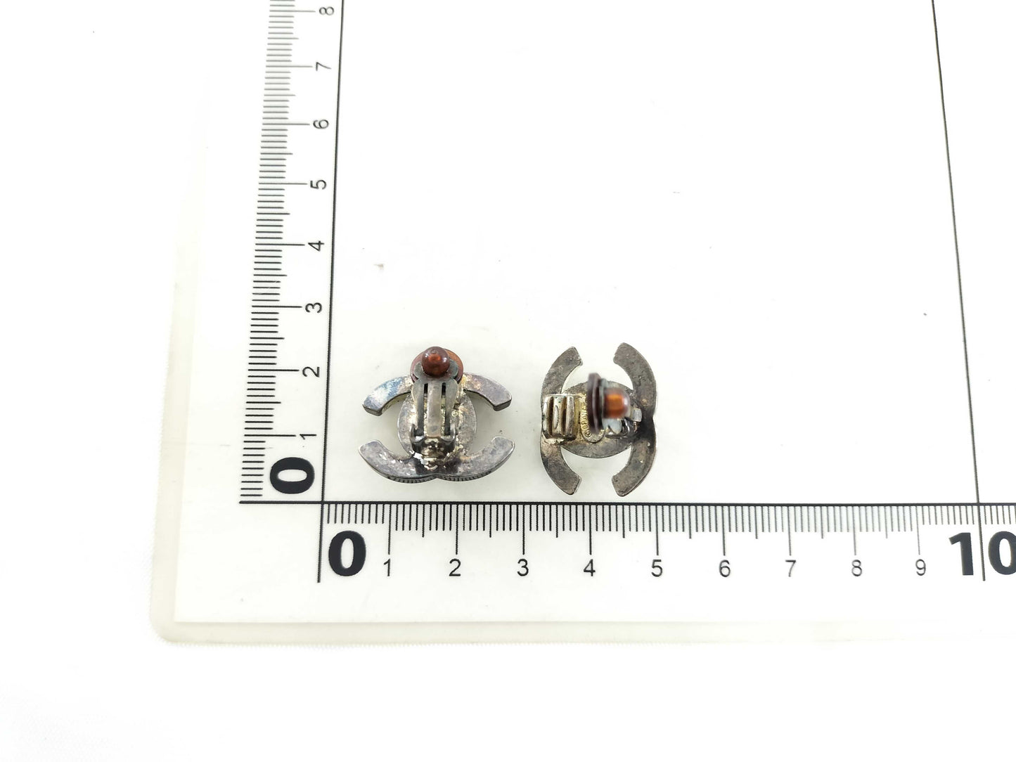 CHANEL 96A Earrings Discoloration Earrings