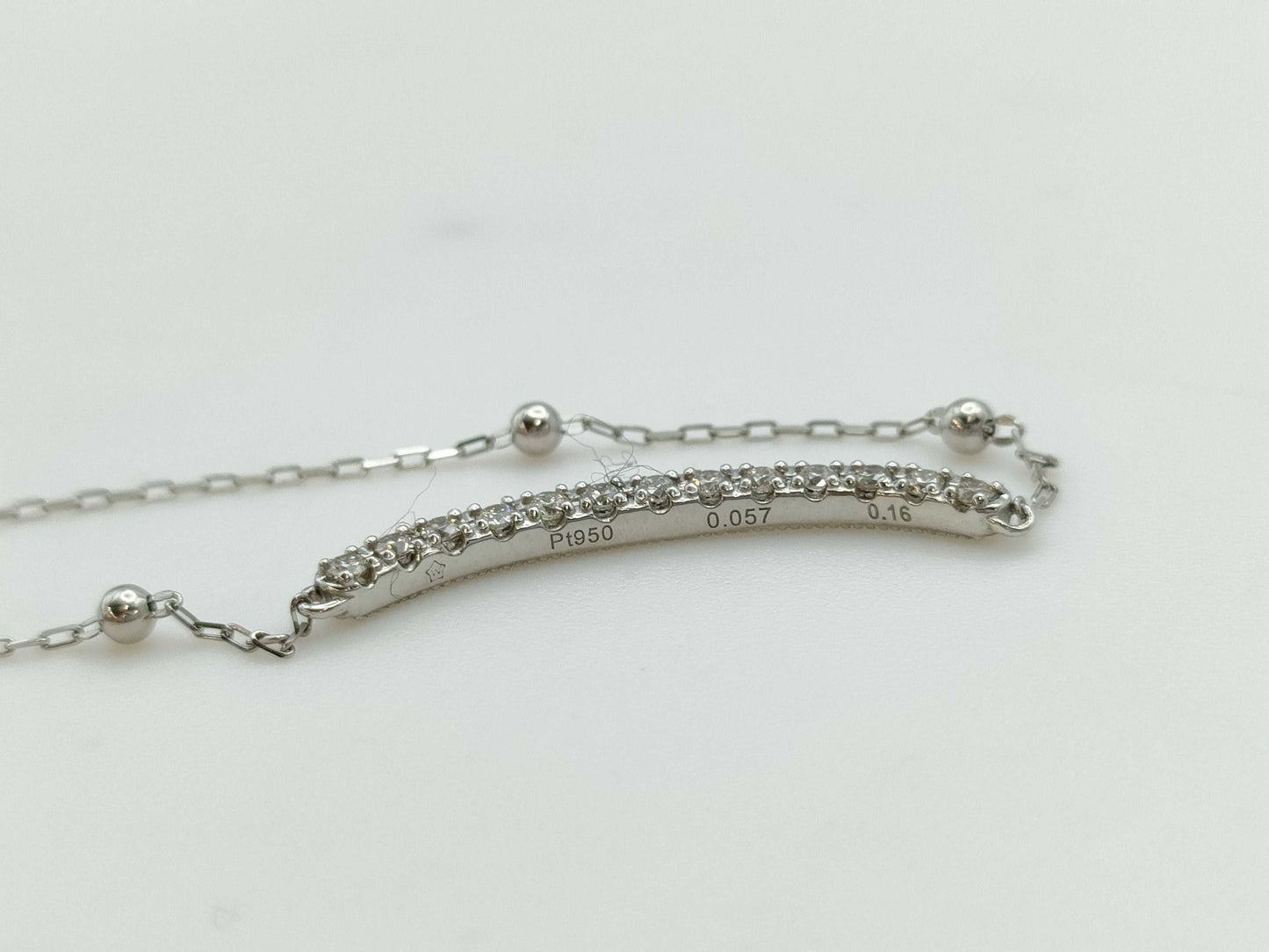 D0.057/0.16ct PT950/Pt850 2.5g Bracelet/Bangle
