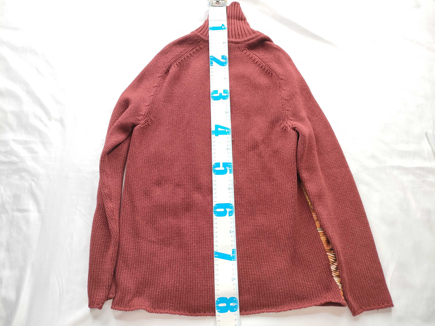 (10462_0077) HERMES Margiella Twill Reine VENDANGES Turtle Knit Top