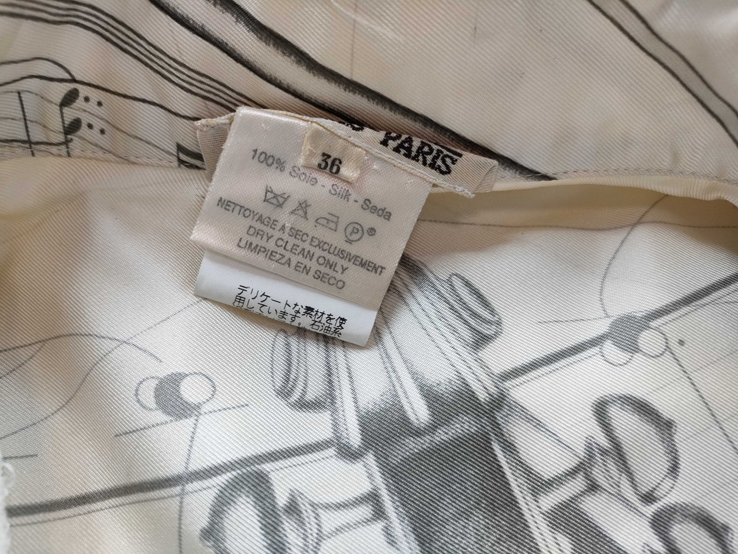 (10462_0071) HERMES Margiela Shirt Violin Top