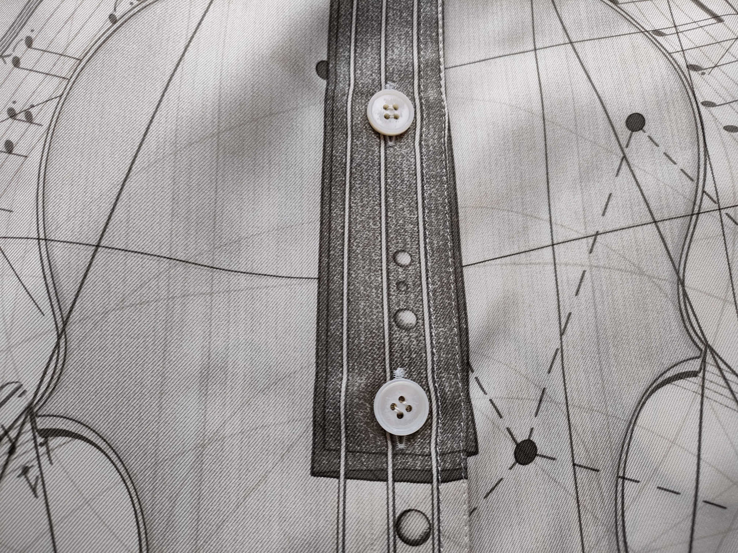 (10462_0071) HERMES Margiela Shirt Violin Top
