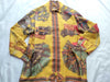 (10462_0075) HERMES Margiella CUIRS DU DESERT Silk Zip Jacket Top