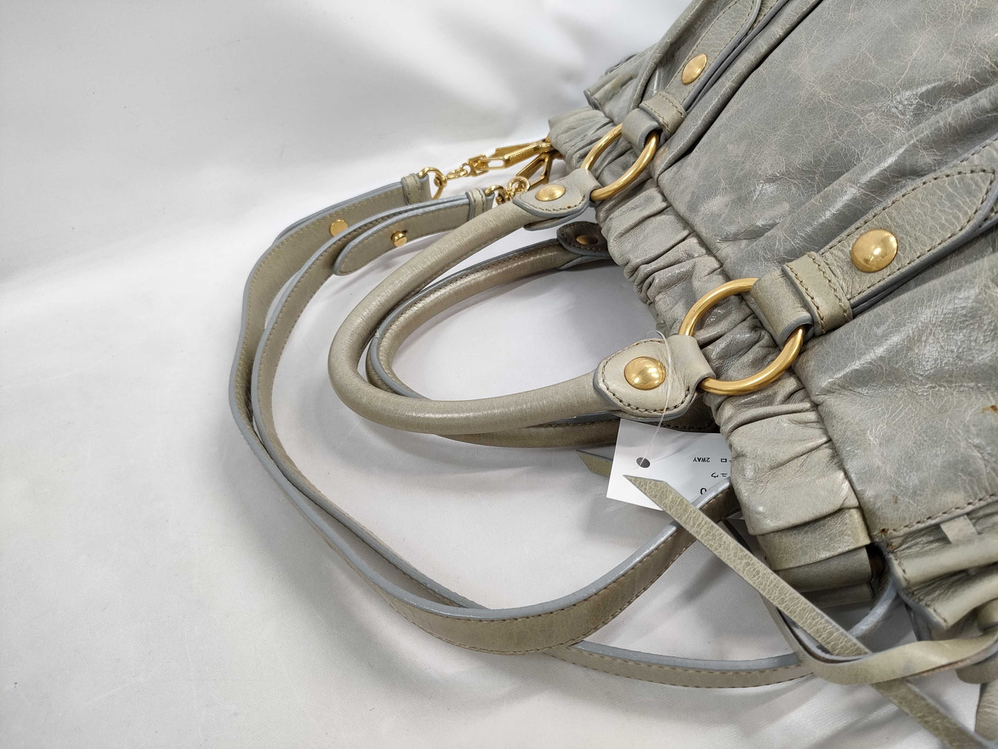 Miu Miu Vitello 2-Way Tote Bag