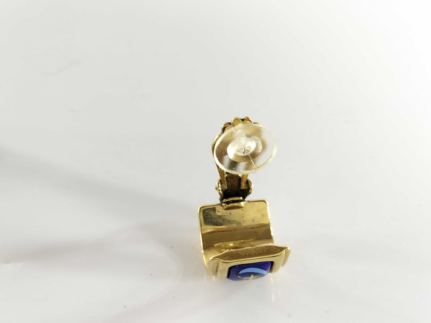 HERMES enamel cloisonné earrings