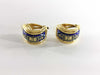 HERMES enamel cloisonné earrings