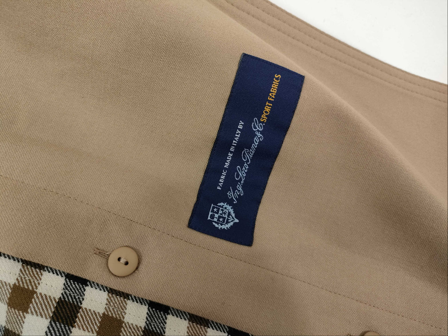Aquascutum Wool Trench Coat/Beige Coat