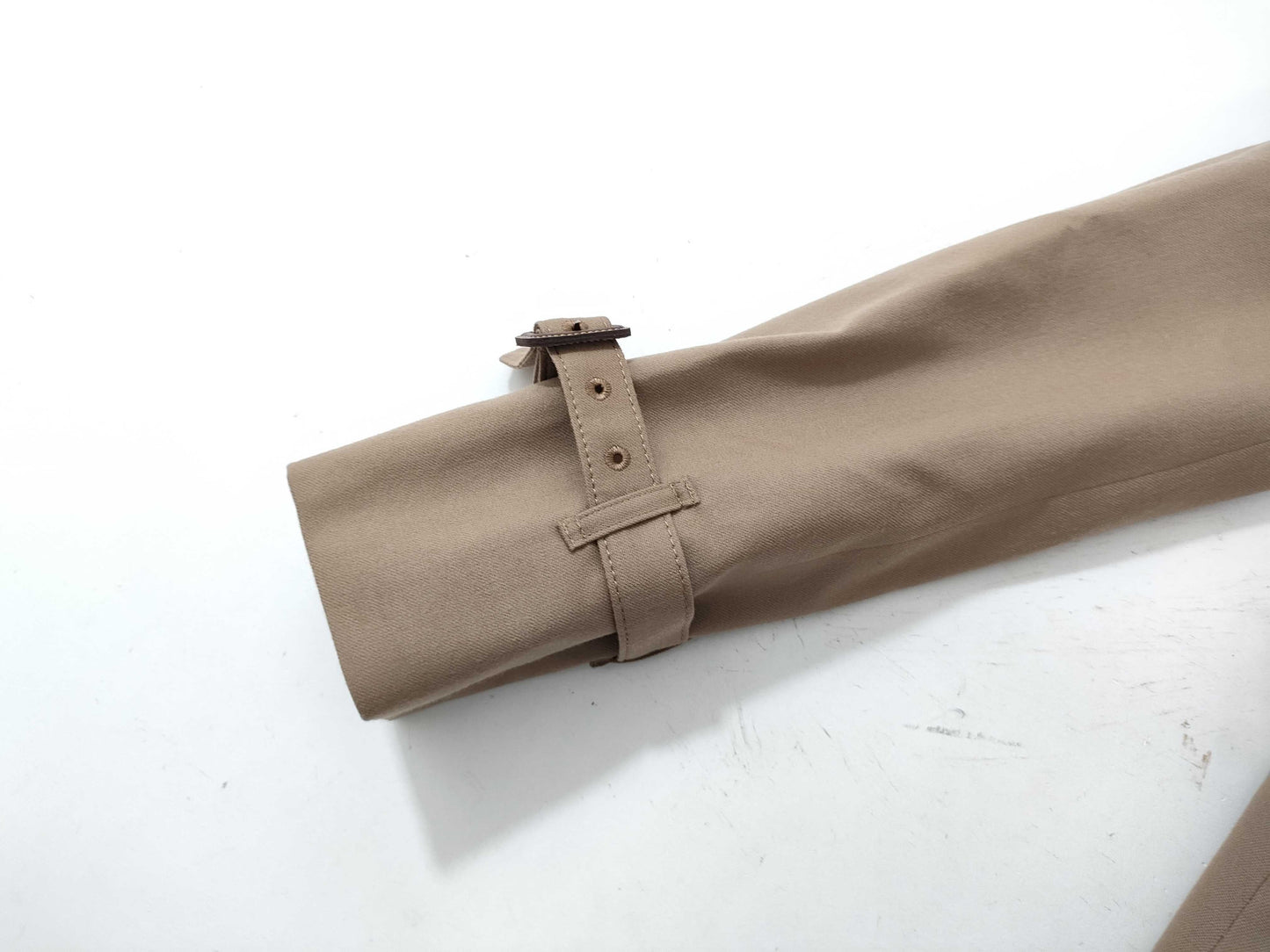 Aquascutum Wool Trench Coat/Beige Coat