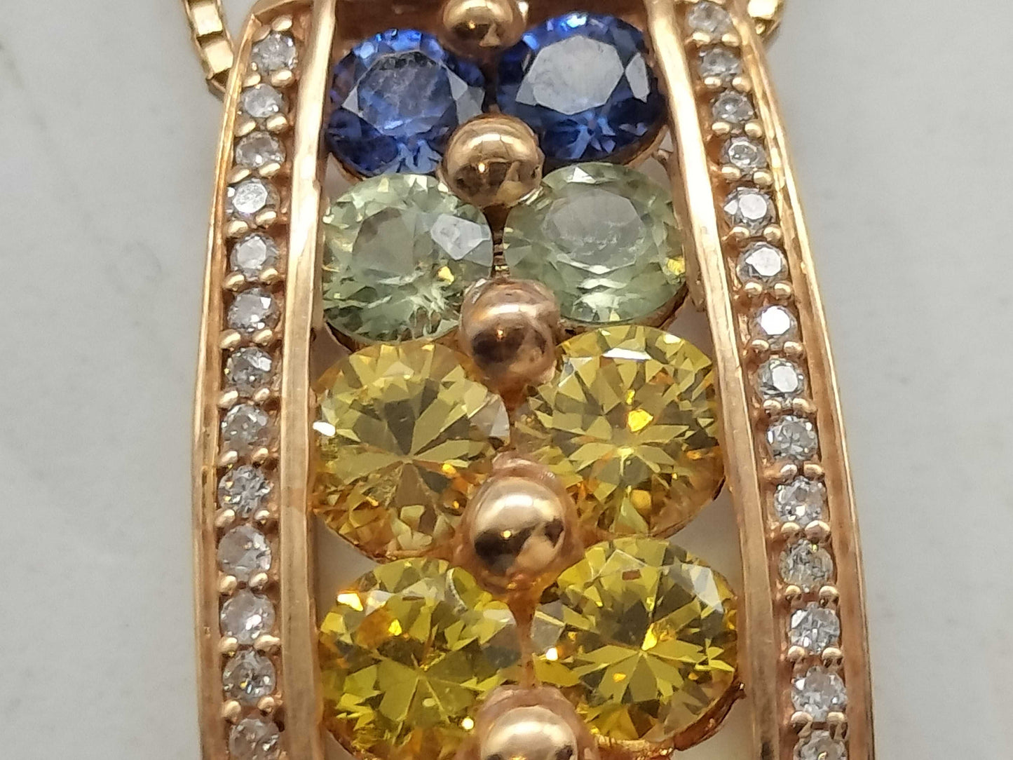 S1.90ct D0.14ct K18 5.0g Necklace