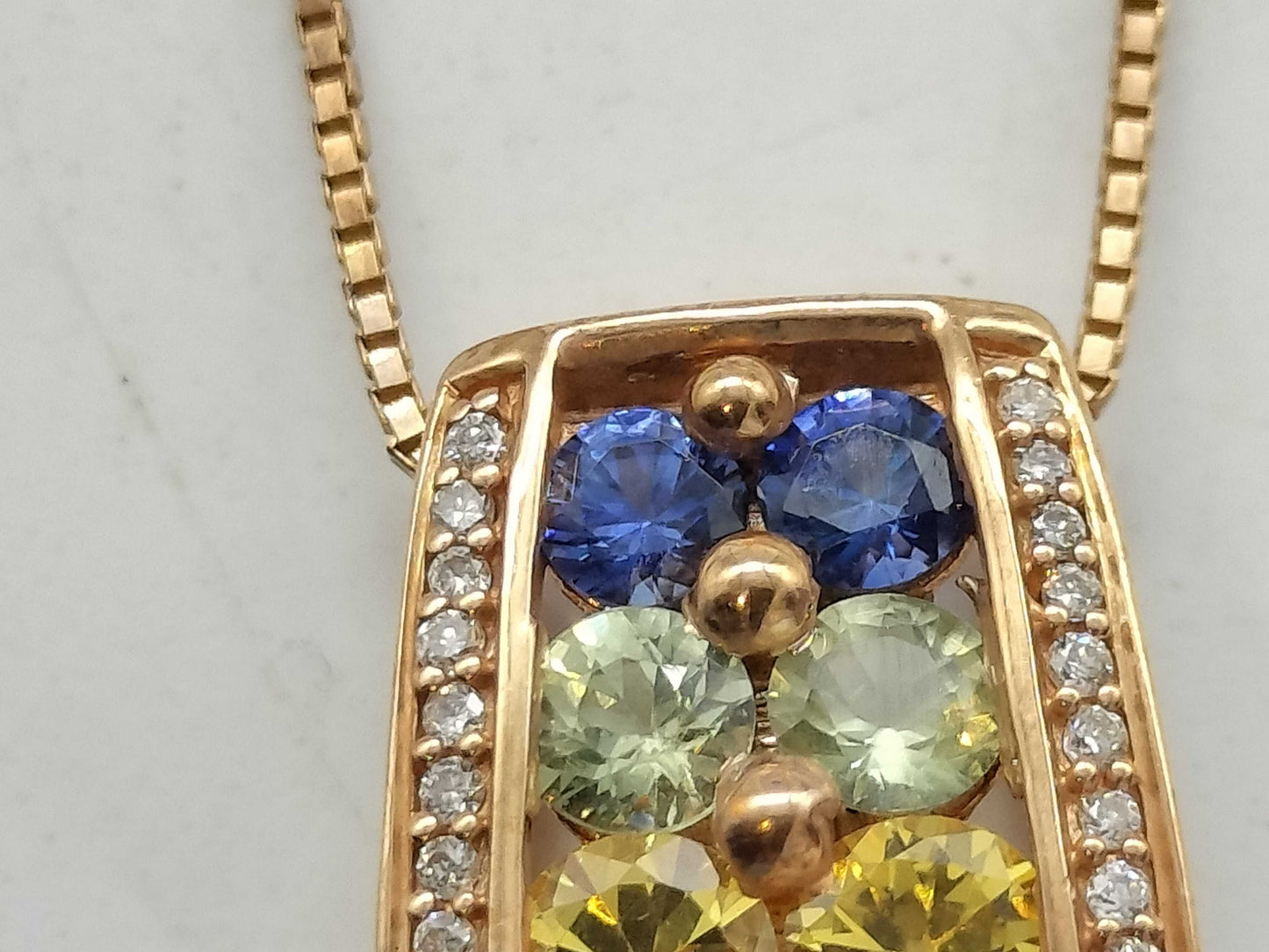 S1.90ct D0.14ct K18 5.0g Necklace