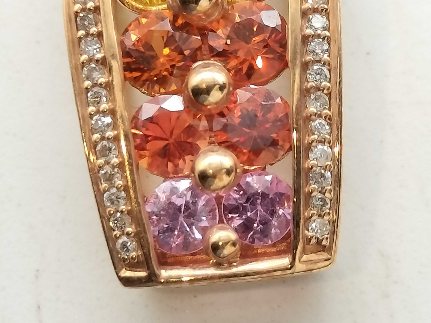 S1.90ct D0.14ct K18 5.0g Necklace