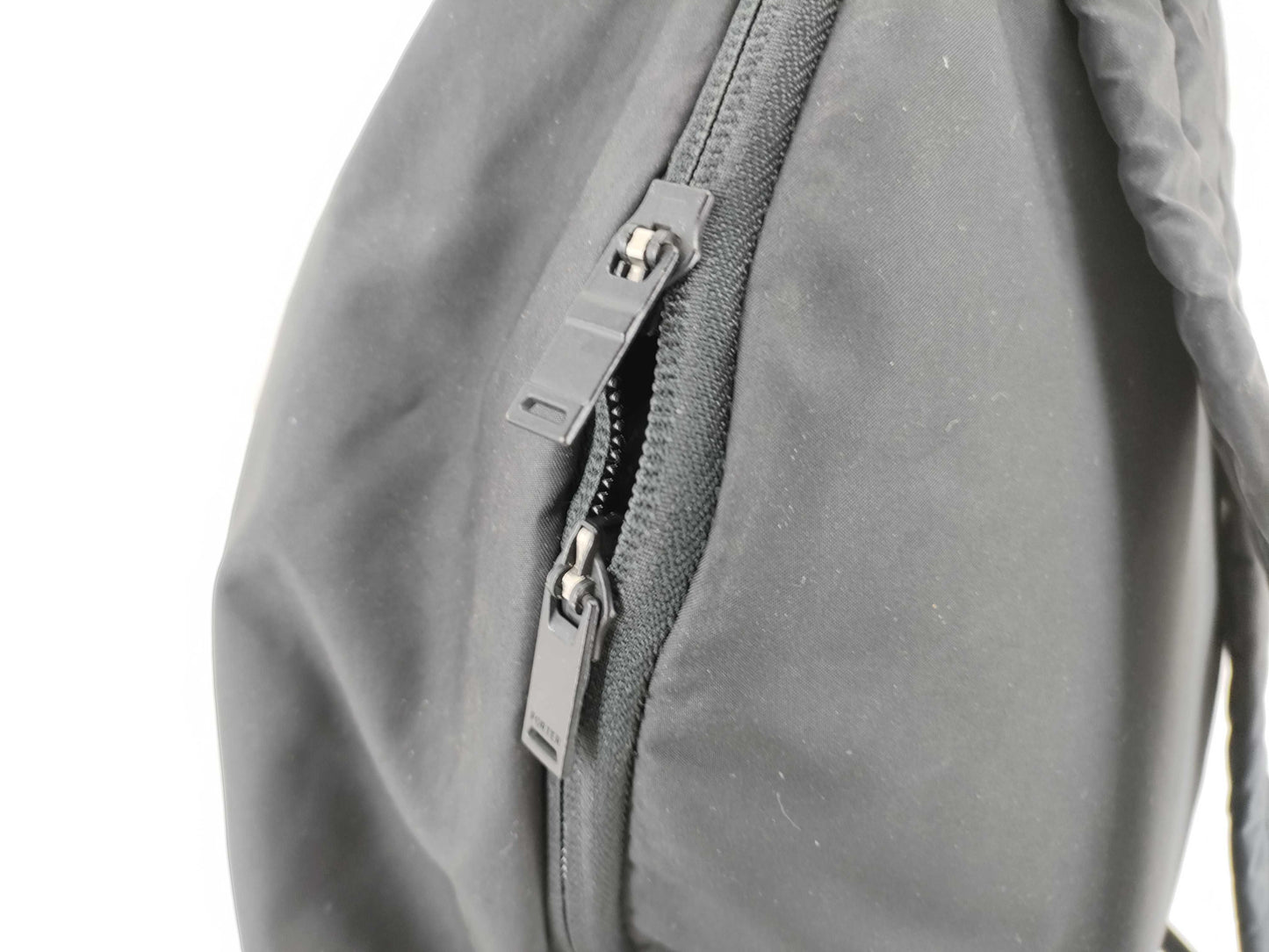 (10460_0302) PORTER Nylon Backpack Black Rucksack