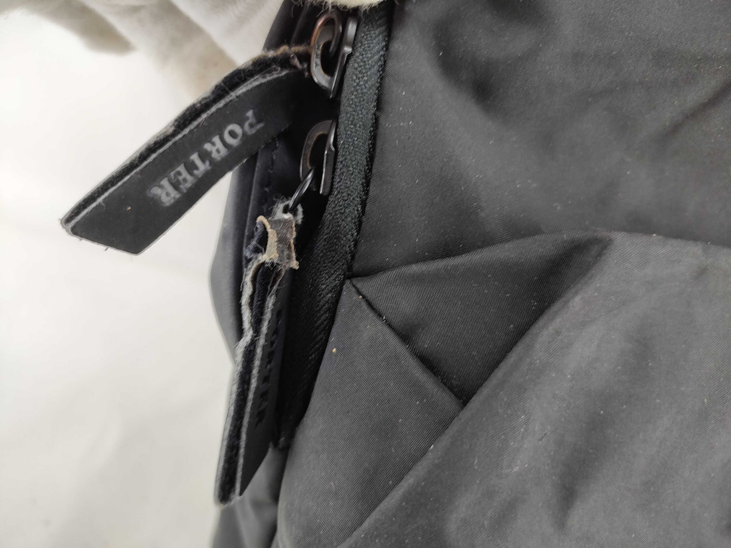 (10460_0302) PORTER Nylon Backpack Black Rucksack
