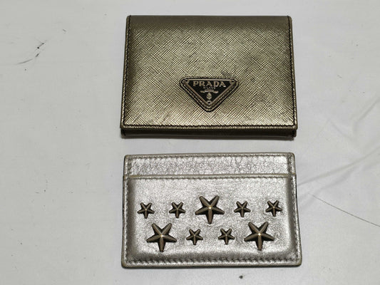PRADA Prada/Jimmy Choo card case x 2 card cases, pass cases, business card holders