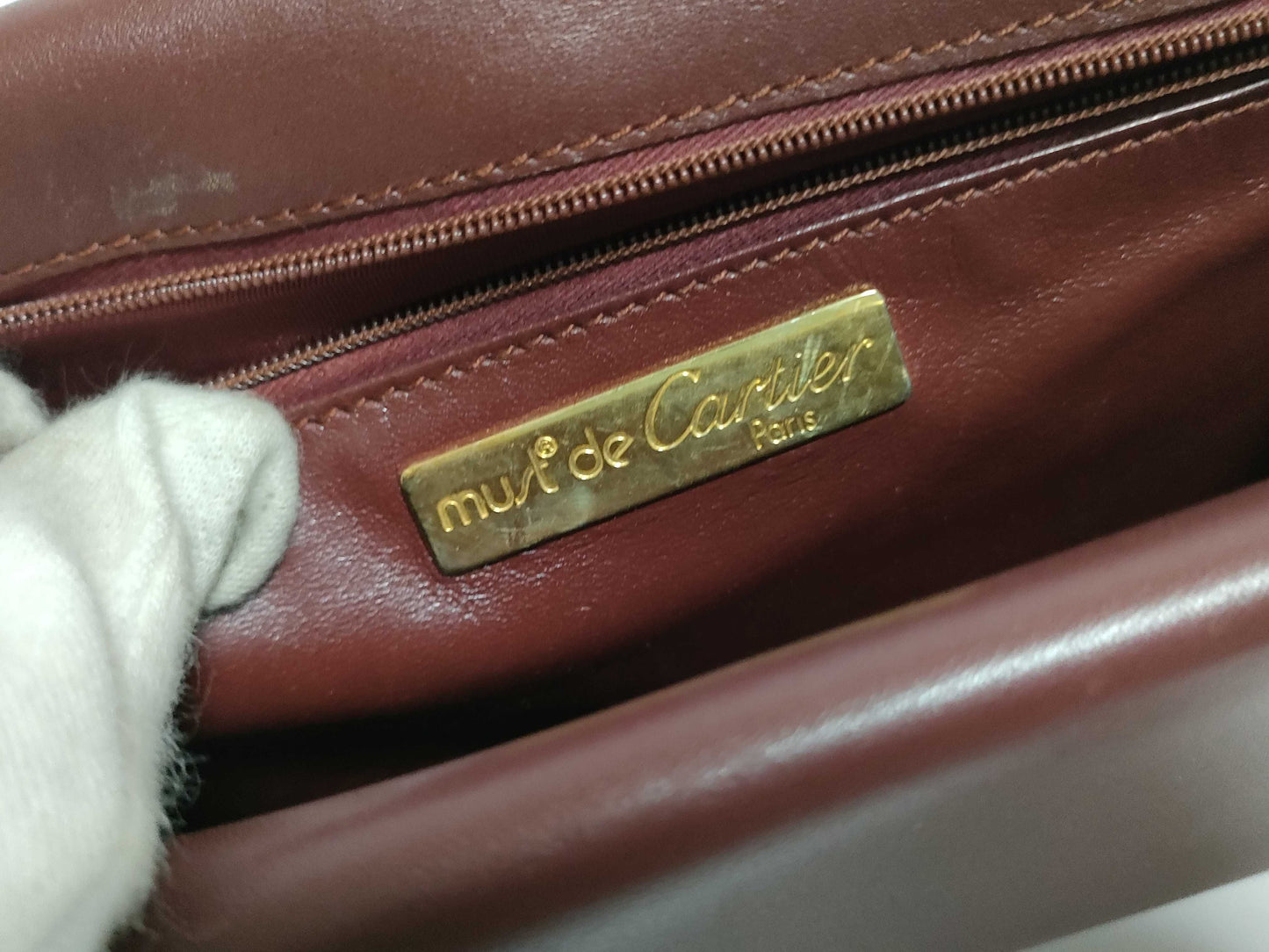 (10460_0117) Cartier Mast Mast Shoulder Messenger Shoulder Bag