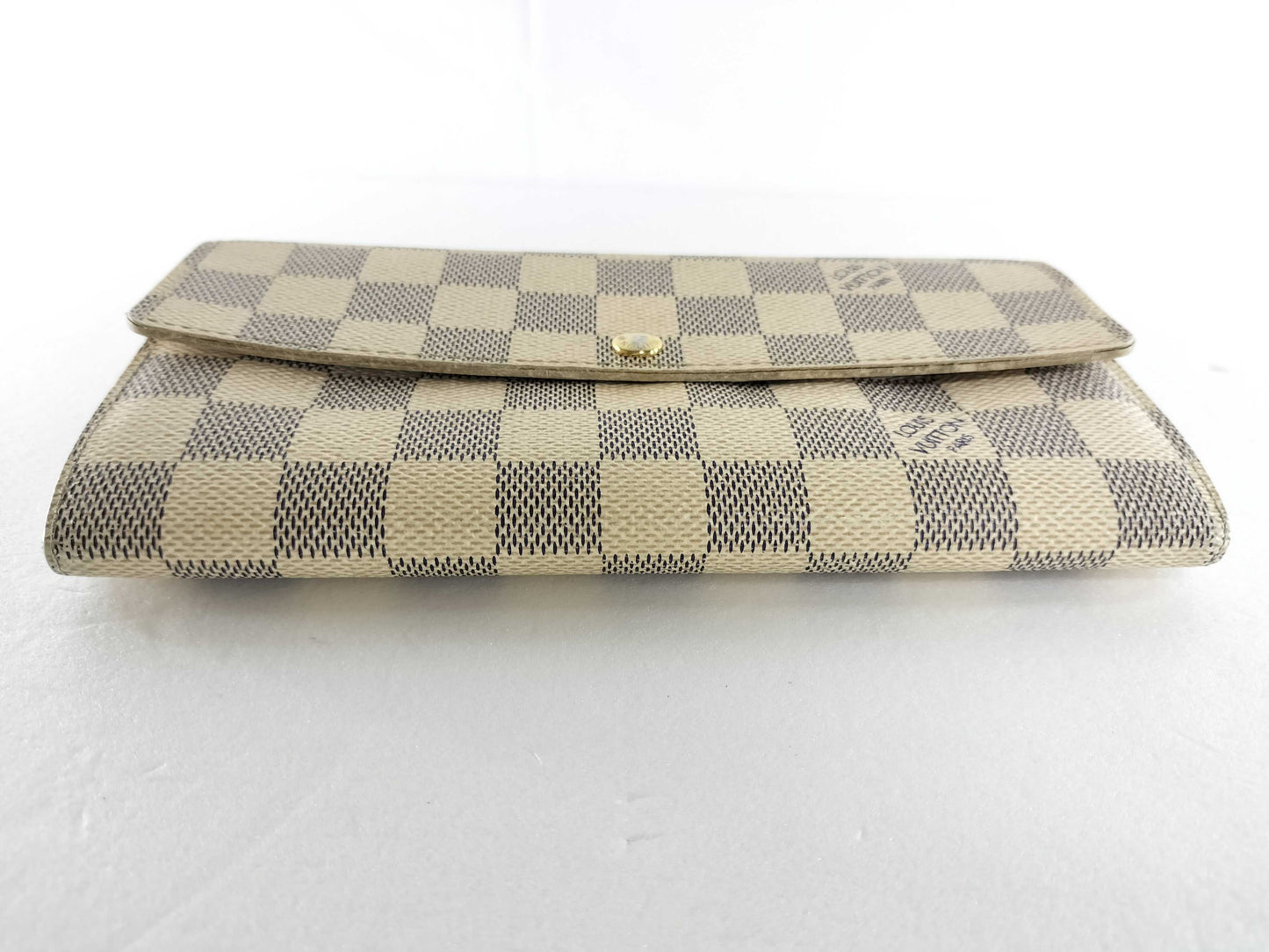 LOUIS VUITTON Damier Azur Portefeuille Sarah Wallet