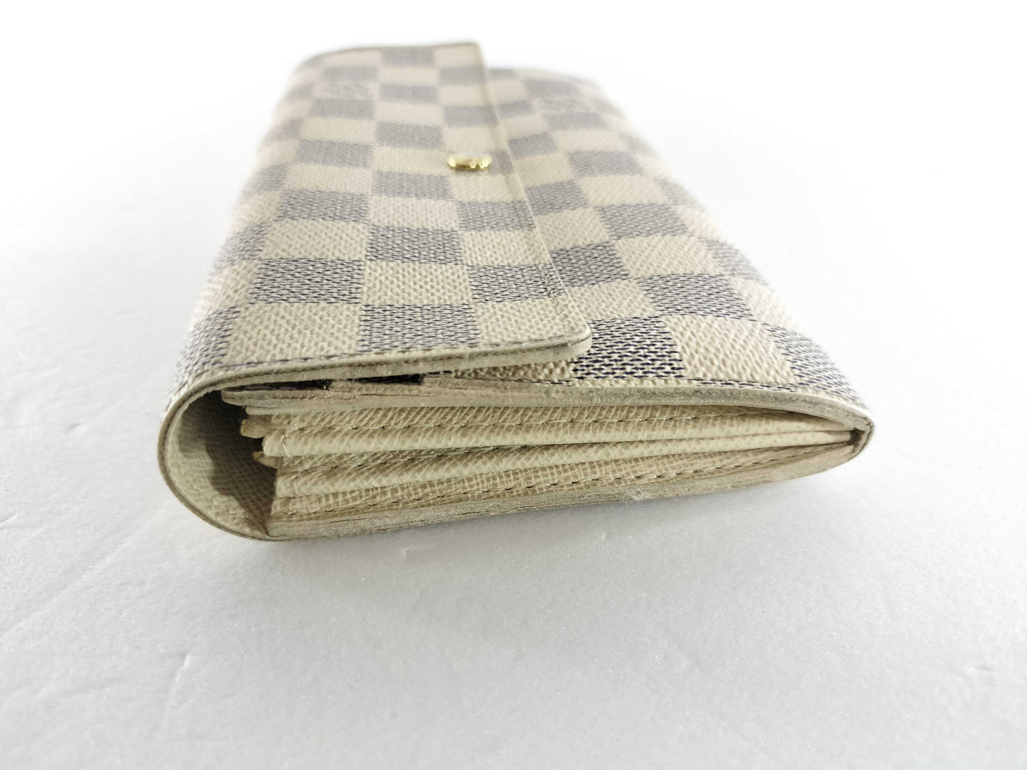 LOUIS VUITTON Damier Azur Portefeuille Sarah Wallet