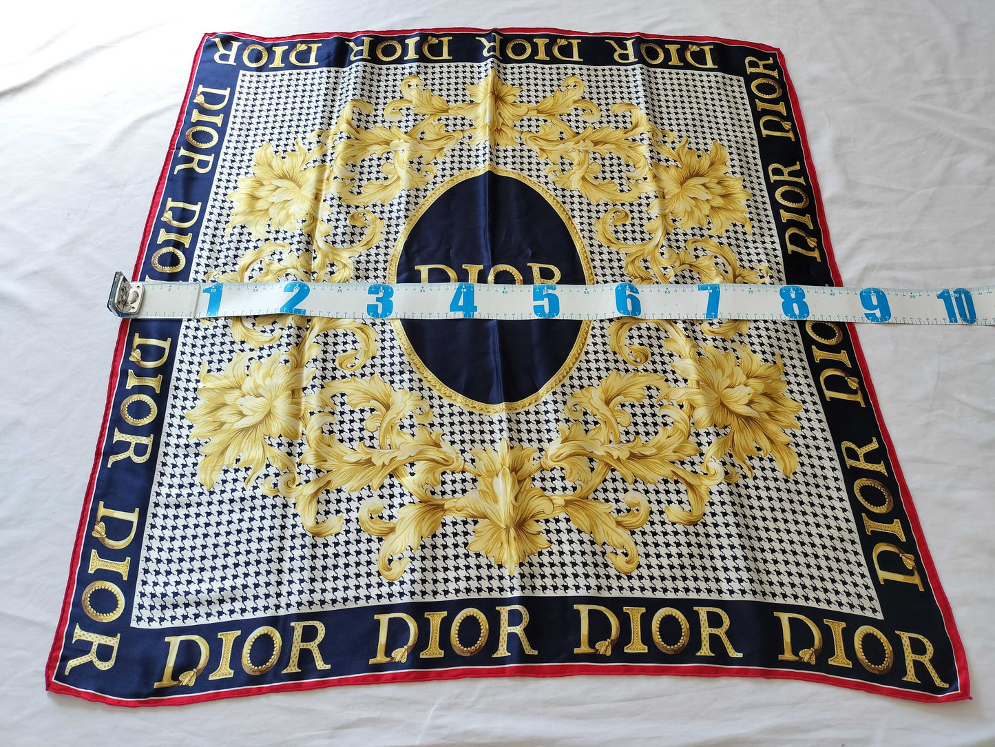 (10462_0349) Dior Floral Scarf