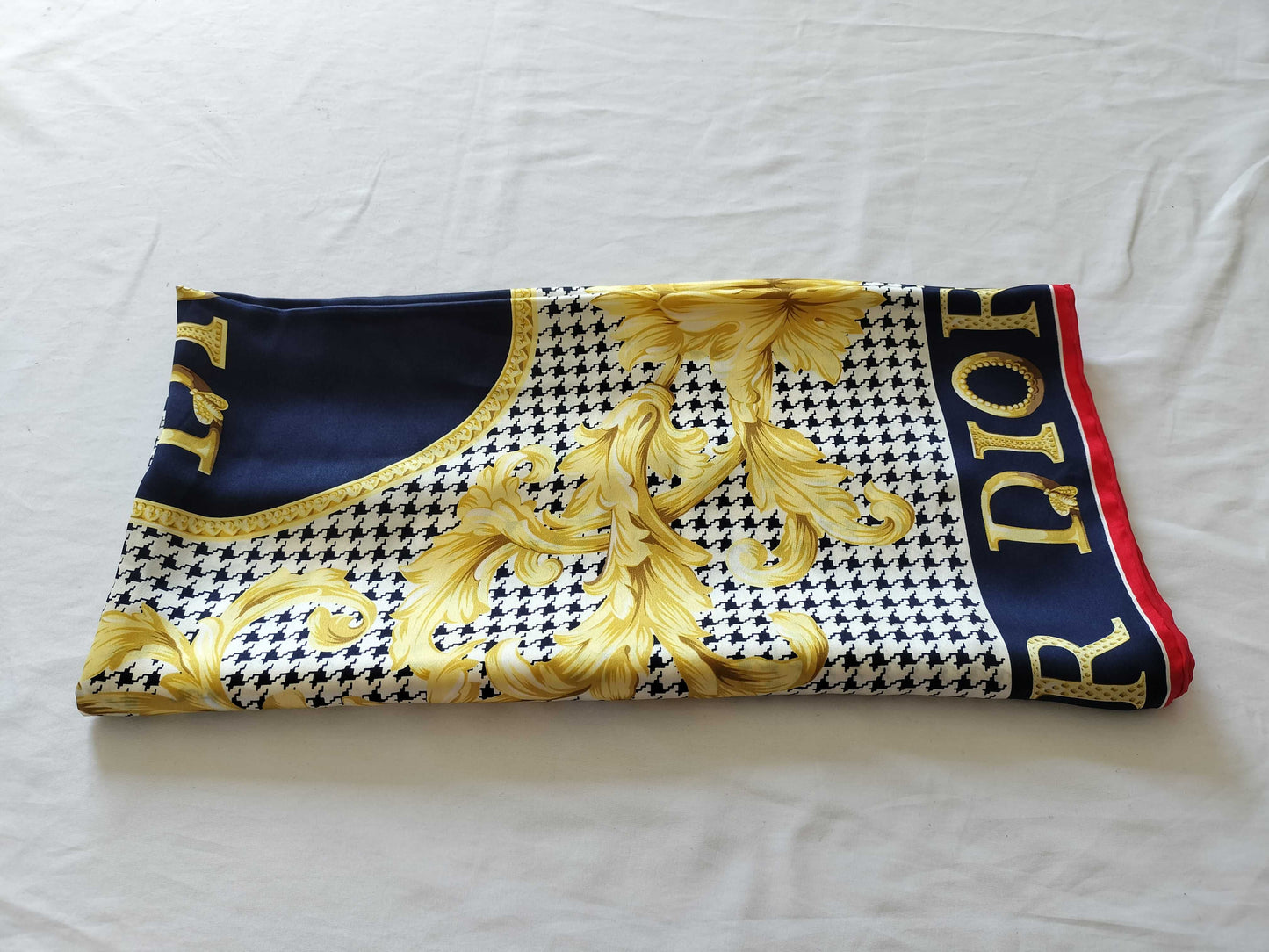 (10462_0349) Dior Floral Scarf
