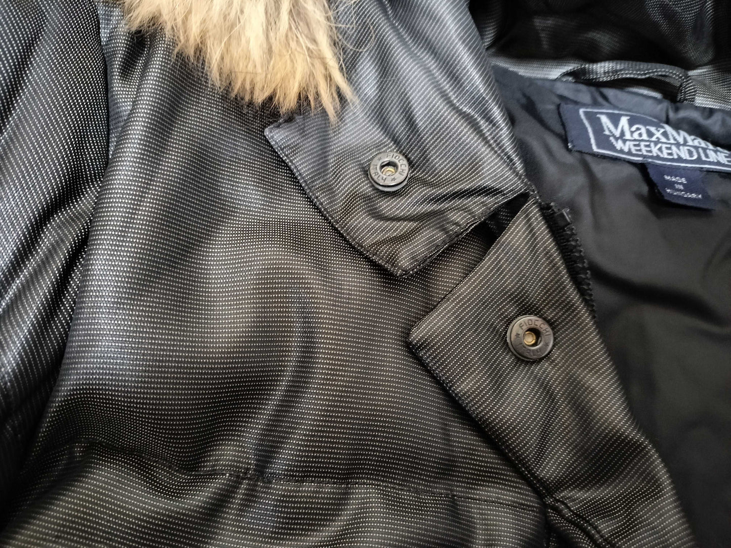 MaxMara Fox Fur A-Line Jacket