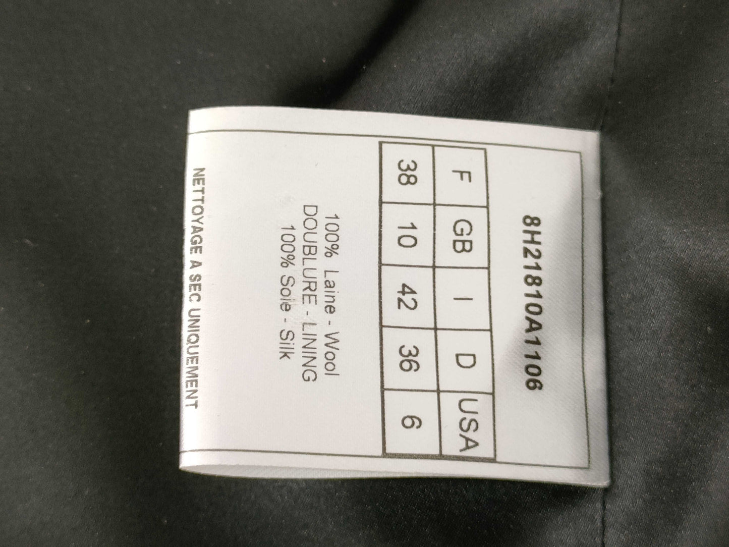 Dior double coat long coat