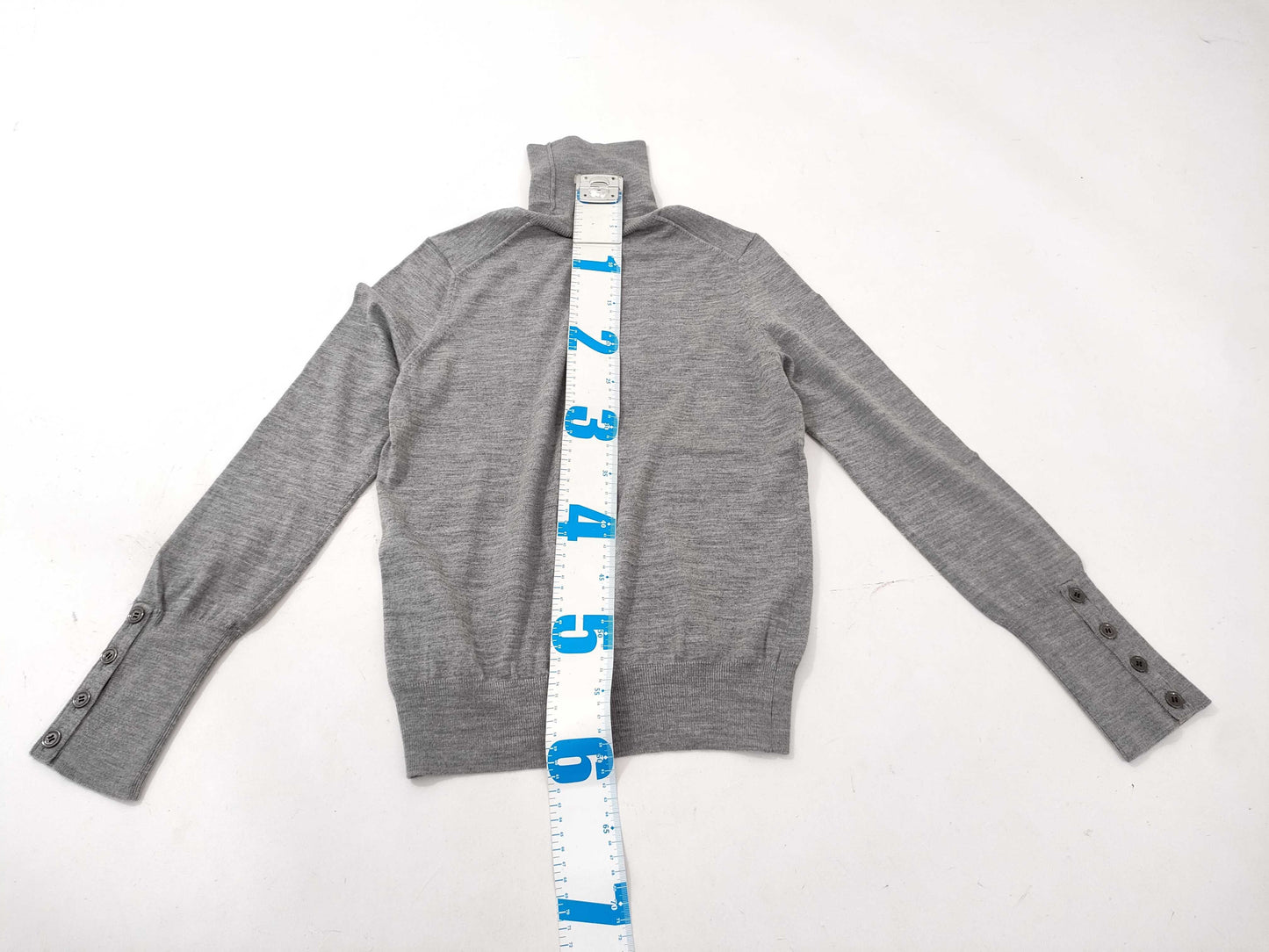 BURBERRY Turtleneck Sweater with Nova Check Cuffs