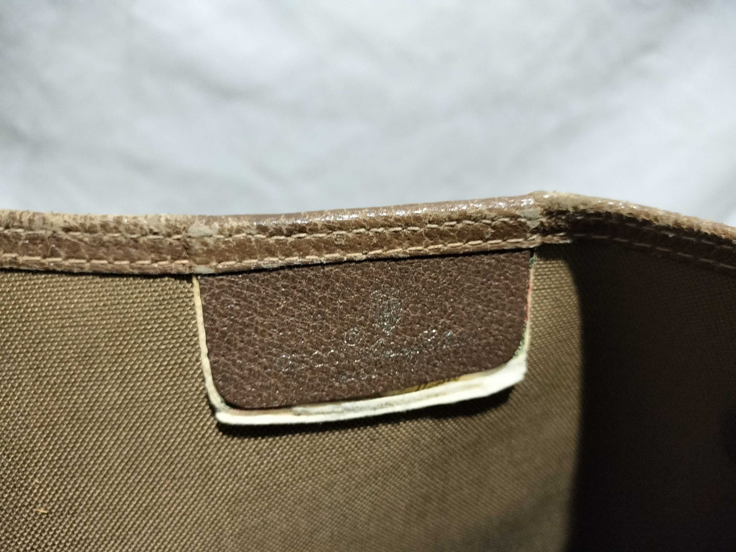 GUCCI GG Supreme 39.02003 PVC Old Sherry Tote Bag