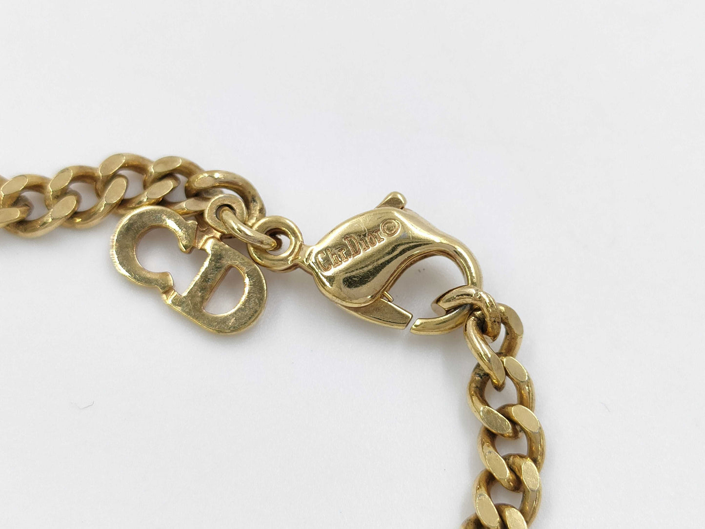 (10461_0350) Dior Gold Bracelet Bracelet Bangle