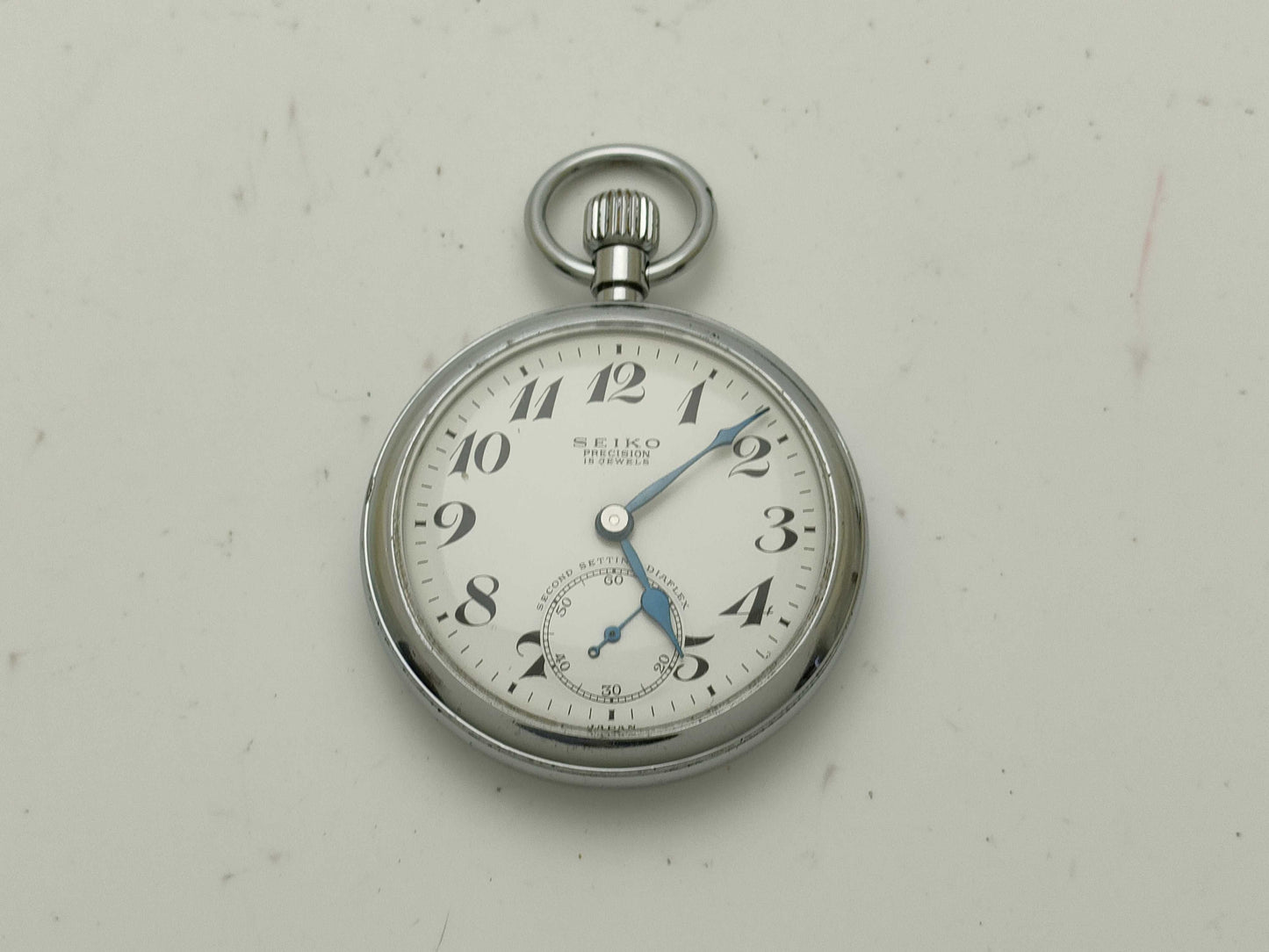 SEIKO Precision Sentetsu 65 Pocket Watch Men's Wristwatch
