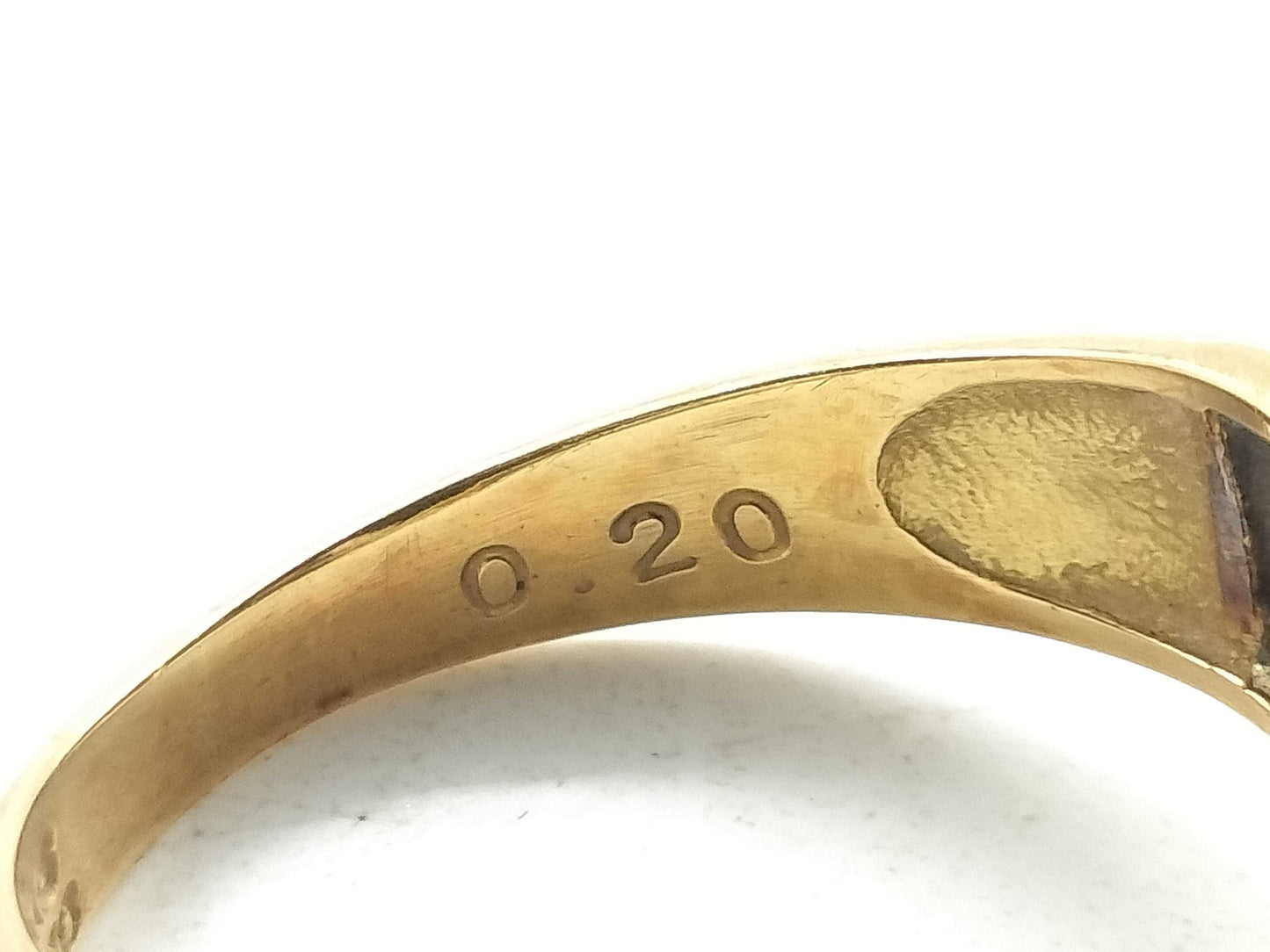 D0.20ct K18/Pt900 3.1g Ring