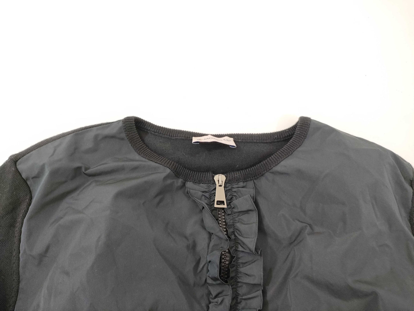 MONCLER Cardigan Frill Nylon Cardigan