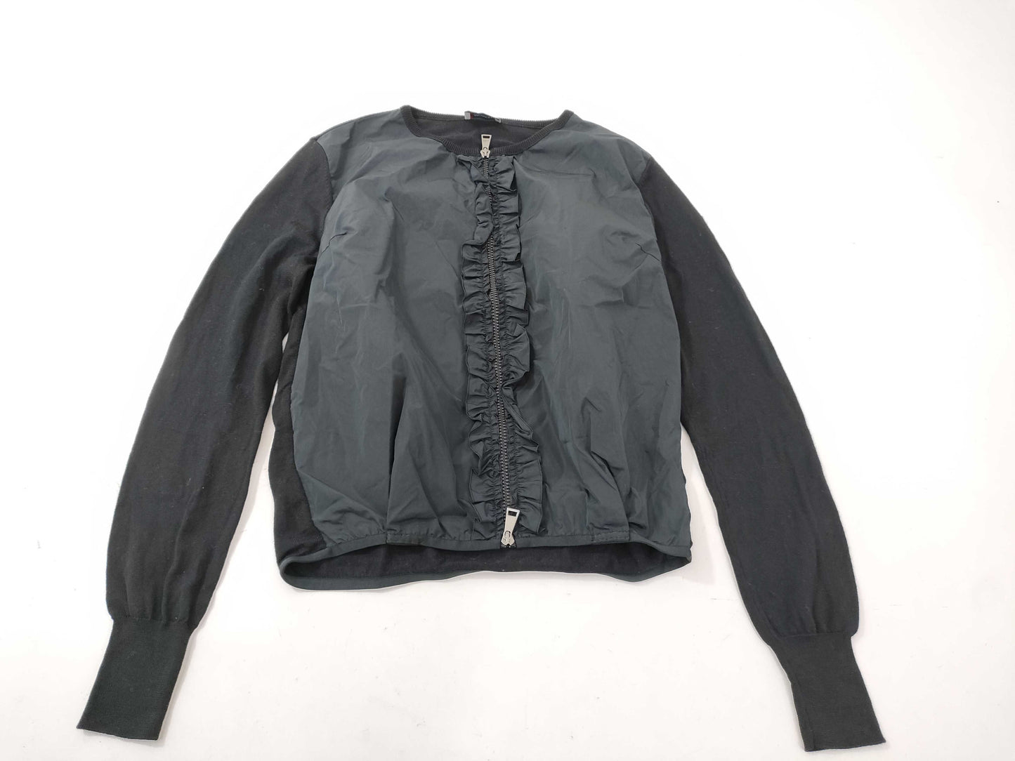 MONCLER Cardigan Frill Nylon Cardigan