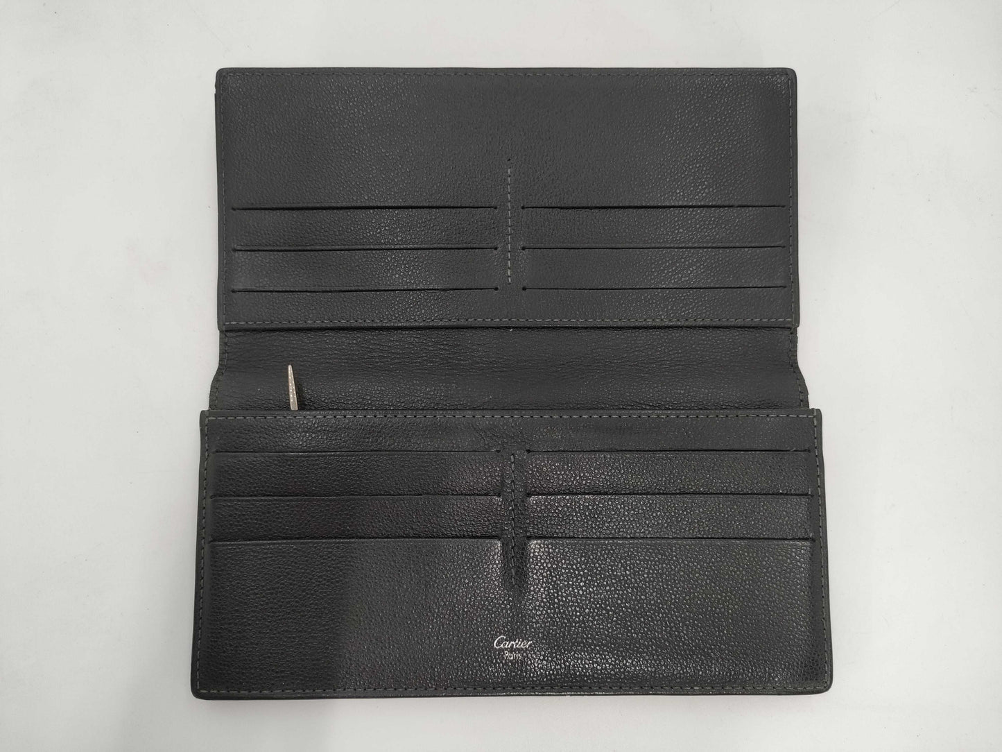 (10461_0070) Cartier Santos Leather Wallet Wallet