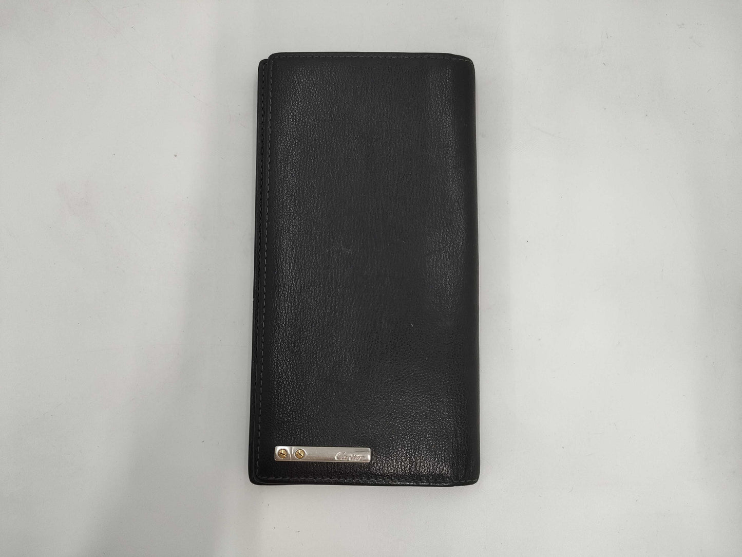 (10461_0070) Cartier Santos Leather Wallet Wallet