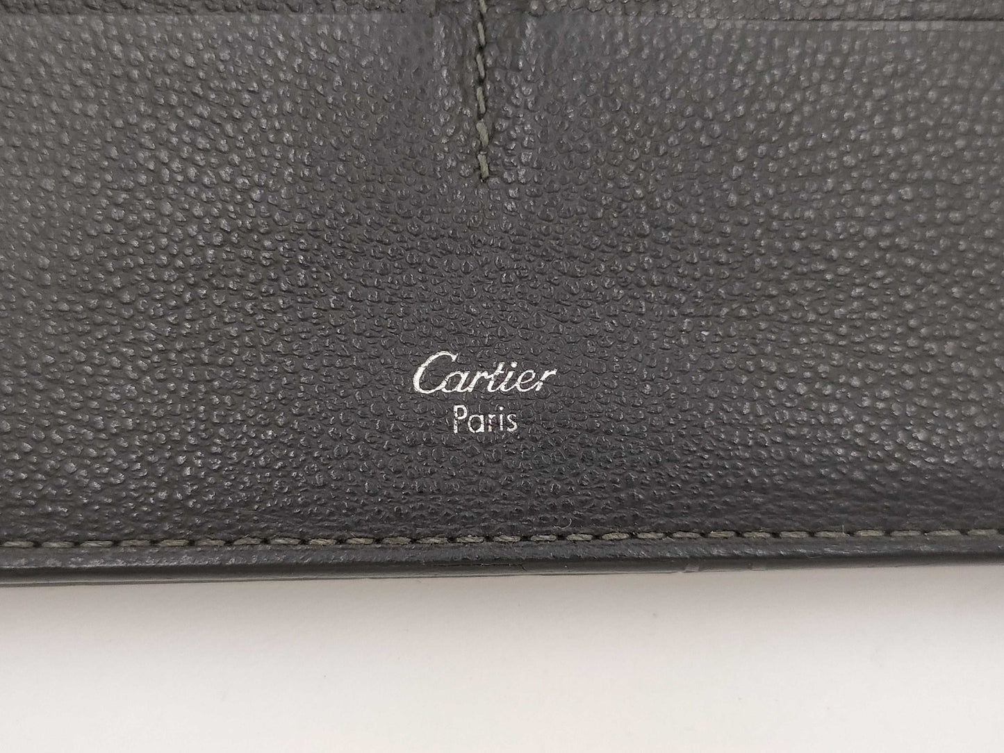 (10461_0070) Cartier Santos Leather Wallet Wallet