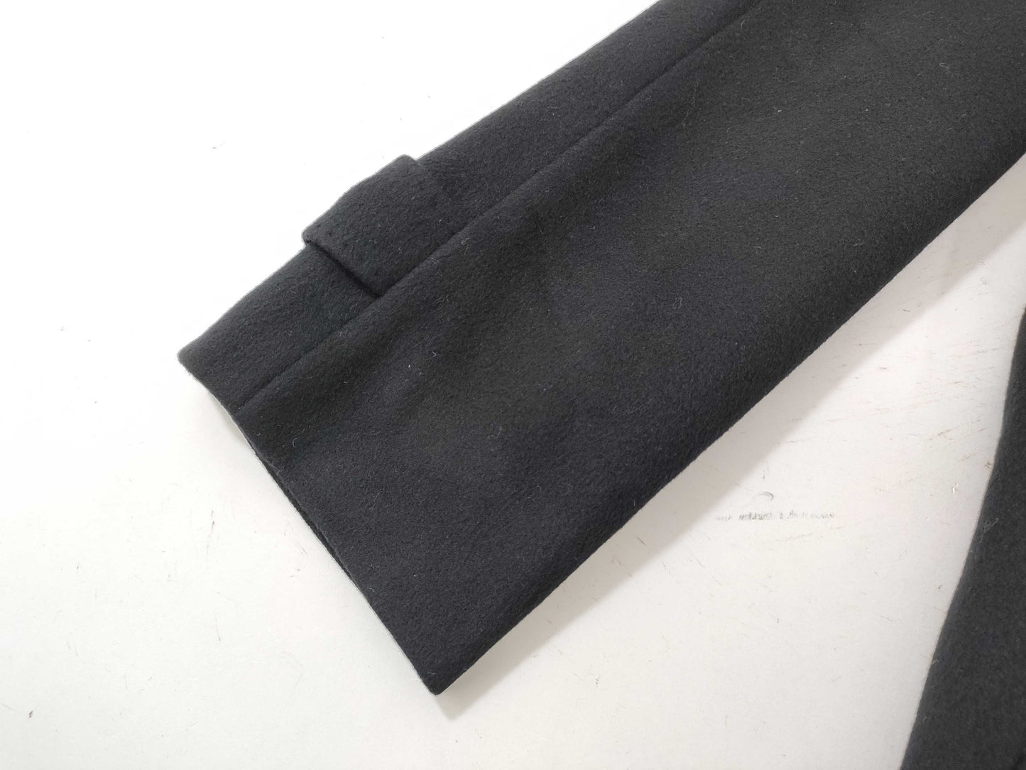 BURBERRY Long Coat, Black Cashmere, Considering Model Year