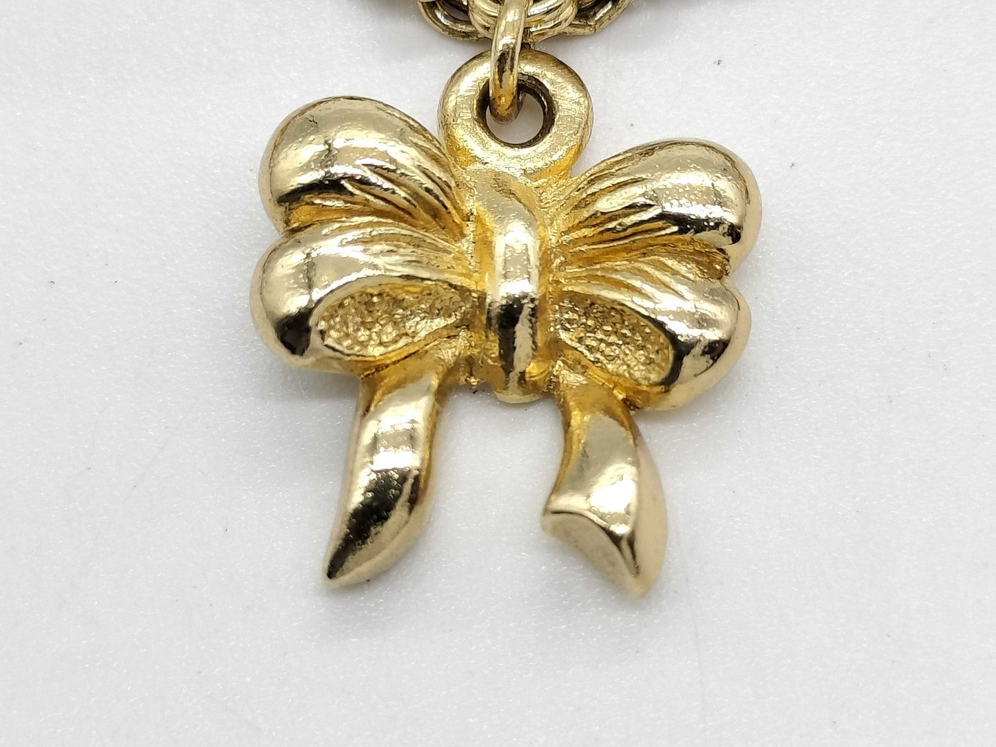Dior Gold Ribbon Necklace
