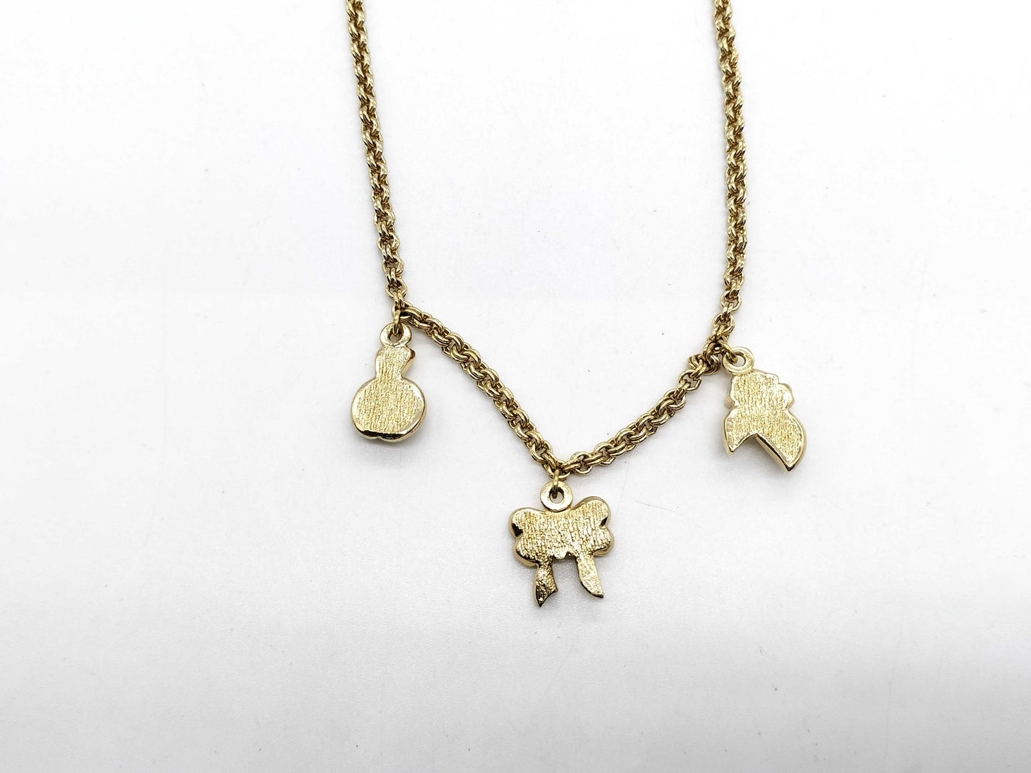 Dior Gold Ribbon Necklace