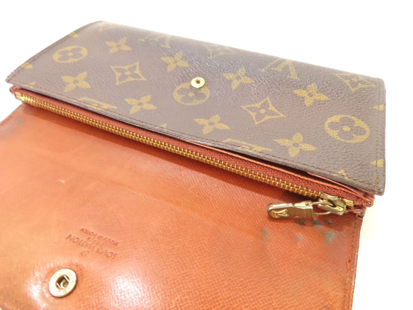 LOUIS VUITTON Monogram Wallet with Coin Purse *Total of 2 Wallets