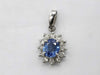 S 0.619ct D 0.16ct PT900 1.8g Pendant Top